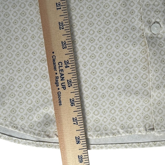 Toes on The Nose Mens M Golf Button Down Shirt Geometric Short Sleeve Casual - Picture 5 of 7